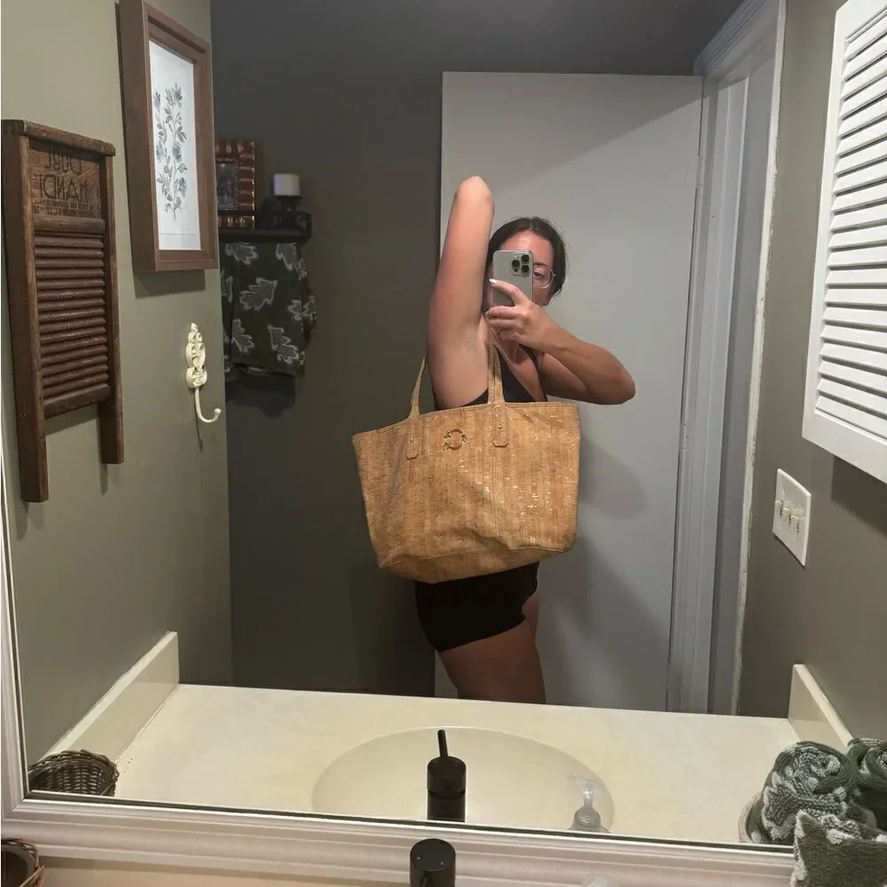C. Wonder Designer Cork Satchel Bag